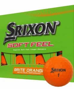 Srixon Soft Feel Golf Balls - Brite Orange - 12 Pack