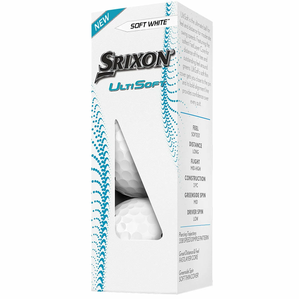 Srixon Ultisoft 4 Golf Balls - White - 12 Pack 9 Srixon Ultisoft 4 Golf Balls - White - 12 Pack - Image 7