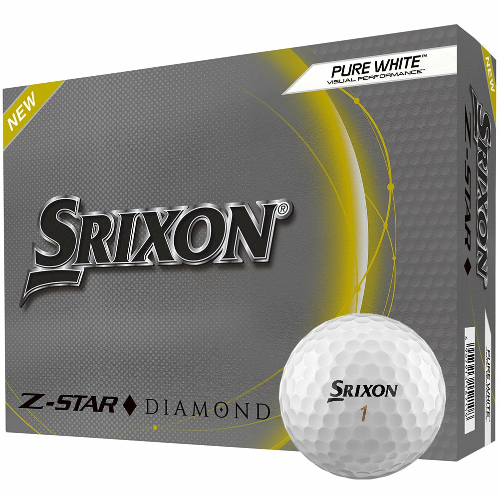 Srixon Z-Star Diamond Golf Balls - White - 12 Pack