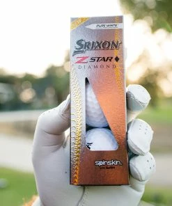 Srixon Z-Star Diamond Golf Balls - Pure White - 12 Pack -Second Hand Clubs Sales srixon z star diamond golf balls 7