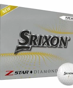 Srixon Z-Star Diamond Golf Balls - Pure White - 12 Pack