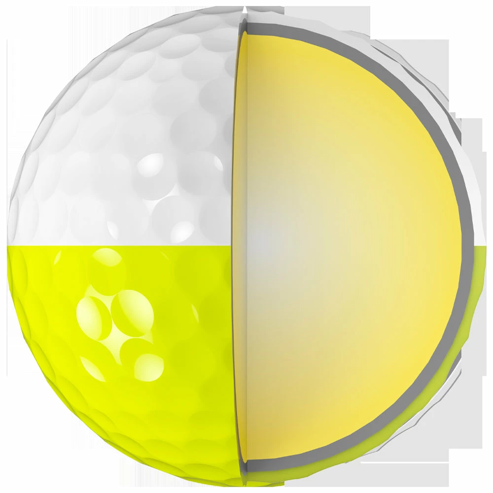 Srixon Z-Star Divide Golf Balls - White/Yellow - 12 Pack 10 Srixon Z-Star Divide Golf Balls - White/Yellow - 12 Pack - Image 8