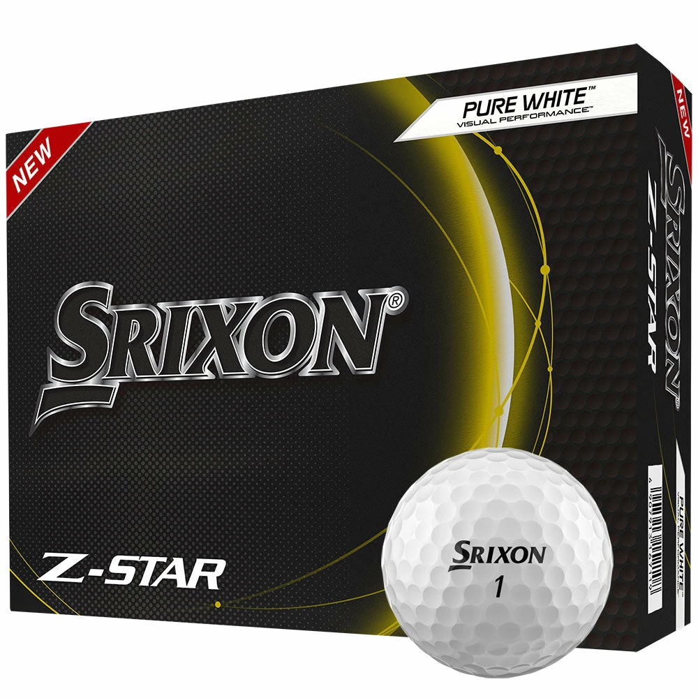 Srixon Z-Star Golf Balls - White - 12 Pack 3 Srixon Z-Star Golf Balls - White - 12 Pack