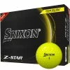 Srixon Z-Star Golf Balls - Yellow - 12 Pack -Second Hand Clubs Sales srixon z star golf ball yellow 1