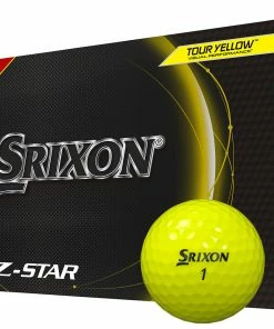 Srixon Z-Star Golf Balls - Yellow - 12 Pack