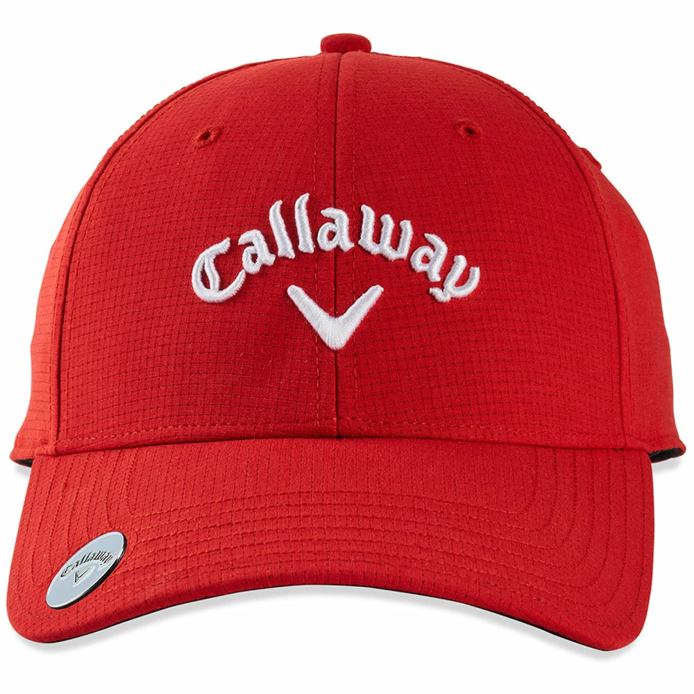 Callaway Stitch Magnet Golf Cap - Red 4 Callaway Stitch Magnet Golf Cap - Red - Image 2