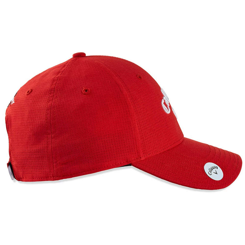 Callaway Stitch Magnet Golf Cap - Red 7 Callaway Stitch Magnet Golf Cap - Red - Image 5