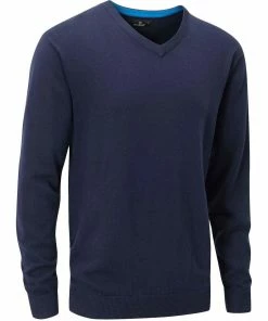 Stuburt Urban V Neck Golf Sweater -Second Hand Clubs Sales stuburt urban v neck golf sweater midnight 5 3