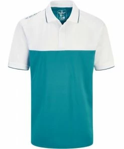 Stuburt Evolve Duo Block Polo Shirt - Blue Steel