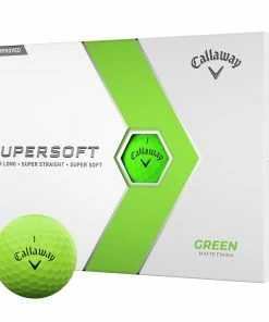 Callaway Supersoft Golf Balls - Green - 12 Pack