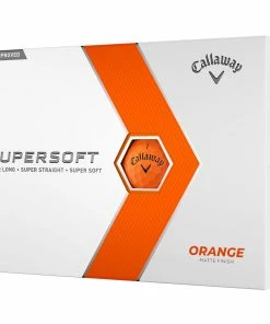 Callaway Supersoft Golf Balls - Orange - 12 Pack -Second Hand Clubs Sales supersoft 23 orange 1