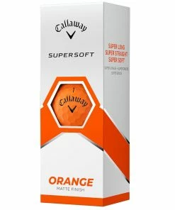 Callaway Supersoft Golf Balls - Orange - 12 Pack -Second Hand Clubs Sales supersoft 23 orange 2