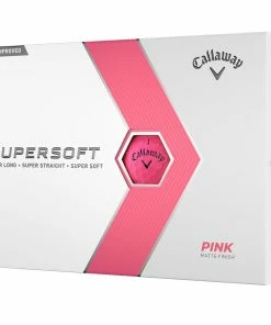 Callaway Supersoft Golf Balls - Pink - 12 Pack -Second Hand Clubs Sales supersoft 23 pink 3