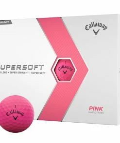 Callaway Supersoft Golf Balls - Pink - 12 Pack