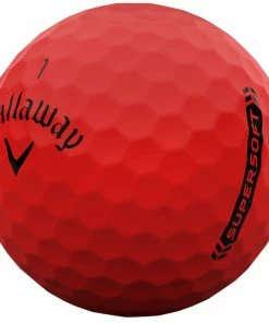 Callaway Supersoft Golf Balls - Red - 12 Pack -Second Hand Clubs Sales supersoft 23 red 4