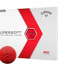 Callaway Supersoft Golf Balls - Red - 12 Pack