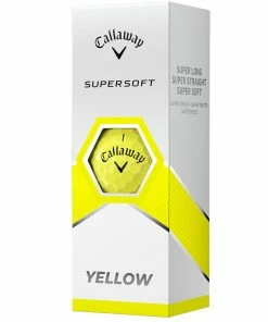 Callaway Supersoft Golf Balls - Yellow - 12 Pack -Second Hand Clubs Sales supersoft 23 white yellow 1