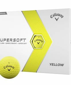Callaway Supersoft Golf Balls - Yellow - 12 Pack