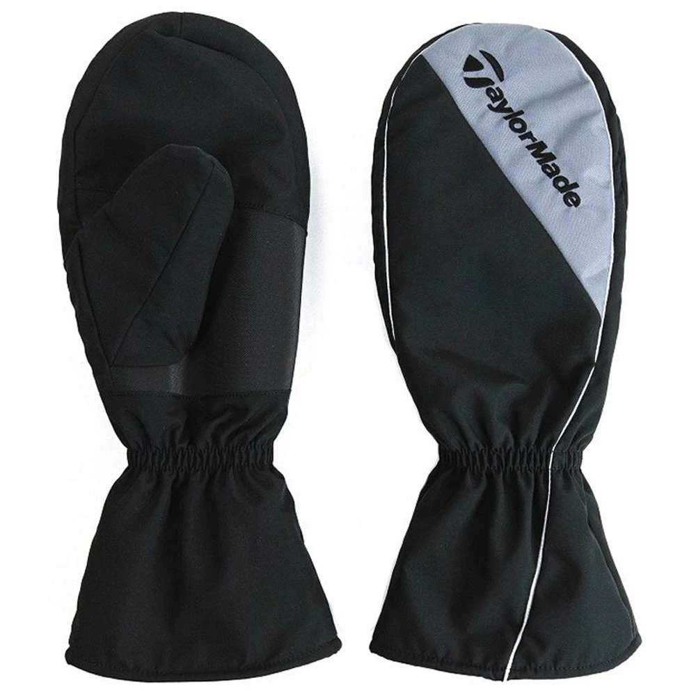 TaylorMade Winter Golf Mittens (Pair) - Black/Grey 4 TaylorMade Winter Golf Mittens (Pair) - Black/Grey - Image 2