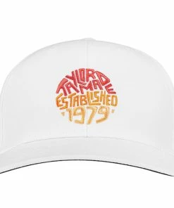 TaylorMade Lifestyle 1979 Logo Cap - White -Second Hand Clubs Sales taylormade lifestyle tm logo cap white 3