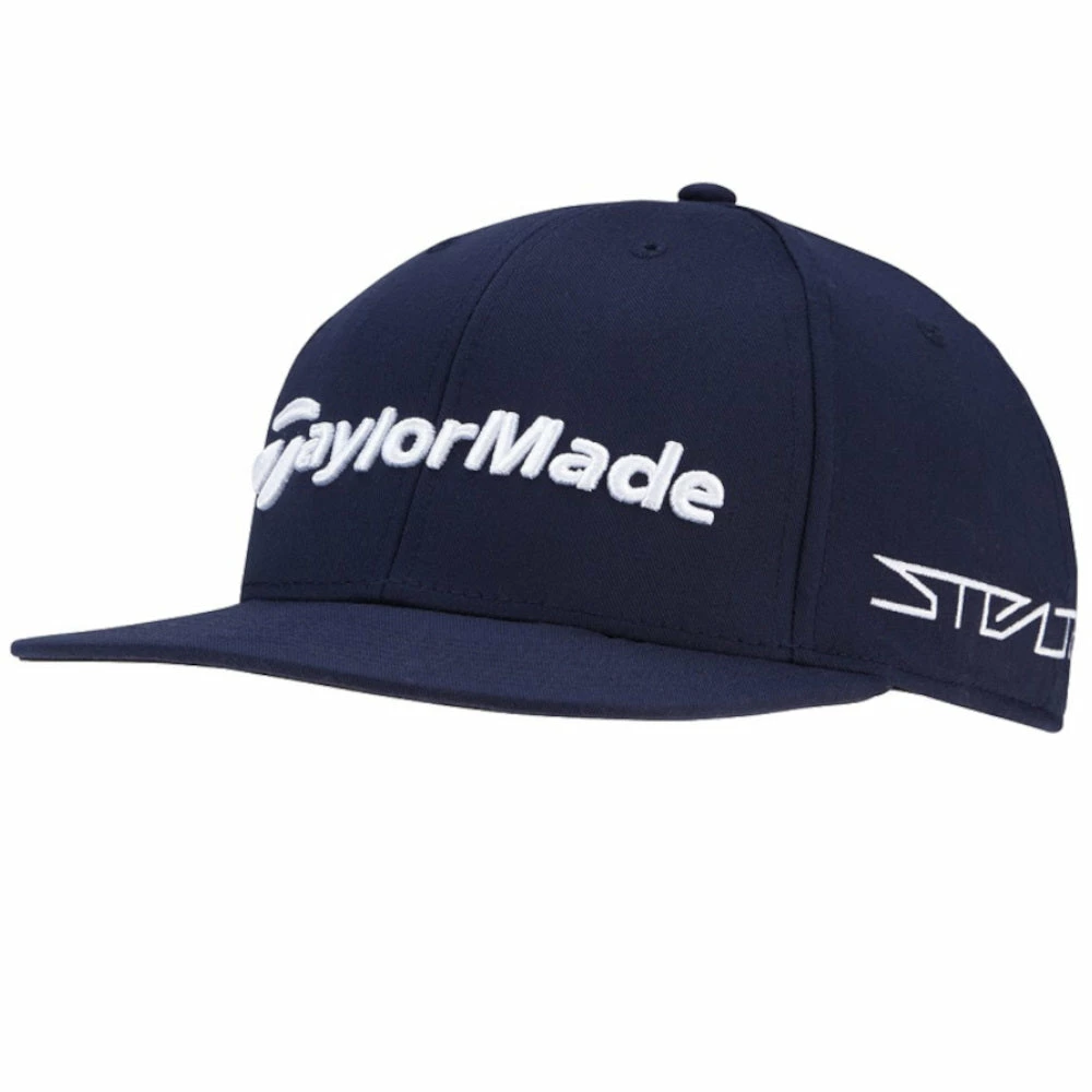 TaylorMade Tour Flatbill Cap - Navy 3 TaylorMade Tour Flatbill Cap - Navy