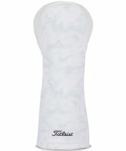 Titleist 3 Panel Leather Driver Headcover - White/Camo