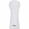 Titleist 3 Panel Leather Fairway Wood Headcover - White/Camo -Second Hand Clubs Sales titleist 3 panel leather driver headcover whitecamo 1 1
