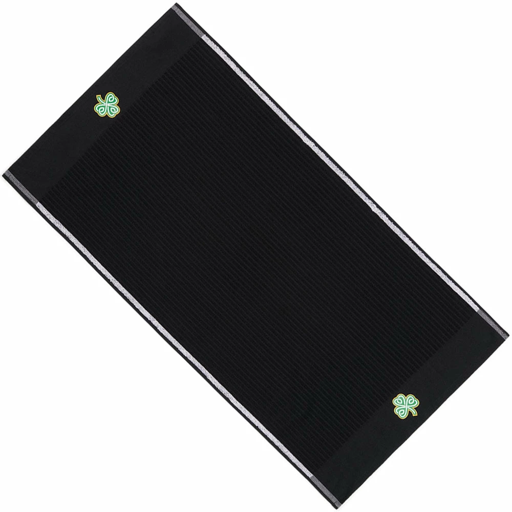 Titleist Shamrock Edition Players Terry Towel - Black/Green 3 Titleist Shamrock Edition Players Terry Towel - Black/Green