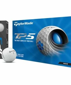 TaylorMade TP5 Golf Balls - White - Double Dozen 18 TaylorMade TP5 Golf Balls - White - Double Dozen -Second Hand Clubs Sales tp5 white 1 2