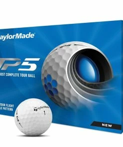TaylorMade TP5 Golf Balls - White - Double Dozen 22 TaylorMade TP5 Golf Balls - White - Double Dozen -Second Hand Clubs Sales tp5 white hero 1