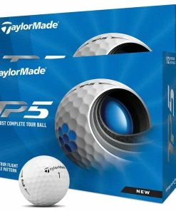 TaylorMade TP5 Golf Balls - White - Double Dozen 24 TaylorMade TP5 Golf Balls - White - Double Dozen -Second Hand Clubs Sales tp5 white hero double dozen
