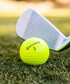 TaylorMade TP5 Golf Balls - Yellow - 12 Pack -Second Hand Clubs Sales tp5 yellow 4 1