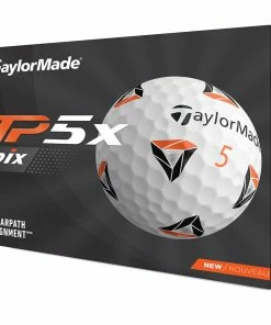 TaylorMade TP5x Pix 2.0 Golf Balls - White - 12 Pack -Second Hand Clubs Sales tp5x pix 2