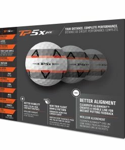 TaylorMade TP5x Pix 2.0 Golf Balls - White - 12 Pack -Second Hand Clubs Sales tp5x pix 6