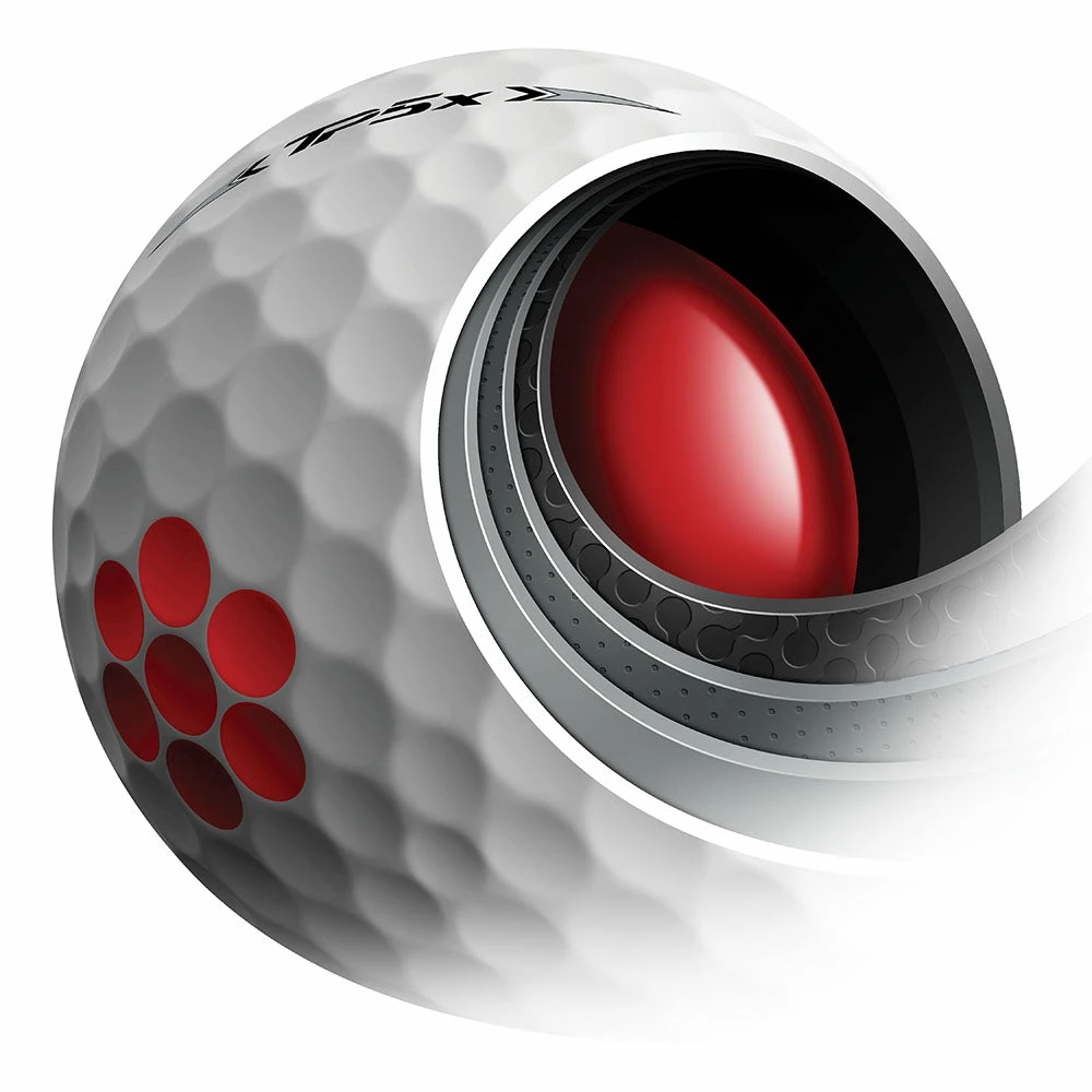 TaylorMade TP5x Golf Balls - White - 12 Pack 8 TaylorMade TP5x Golf Balls - White - 12 Pack - Image 6