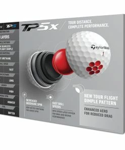 TaylorMade TP5x Golf Balls - White - 12 Pack 10 TaylorMade TP5x Golf Balls - White - 12 Pack -Second Hand Clubs Sales tp5x white 4