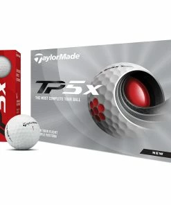TaylorMade TP5x Golf Balls - White - 12 Pack