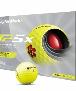 TaylorMade TP5x Golf Balls - Yellow - 12 Pack 11 TaylorMade TP5x Golf Balls - Yellow - 12 Pack -Second Hand Clubs Sales tp5x yellow hero