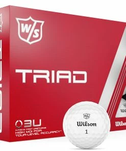 Wilson Staff Wilson Triad Golf Balls - White - 12 Pack