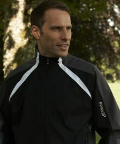 ProQuip Golf Trophy Waterproof Jacket - Black -Second Hand Clubs Sales trophy black 2