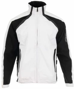 ProQuip Golf Trophy Waterproof Jacket - White/Black/Grey