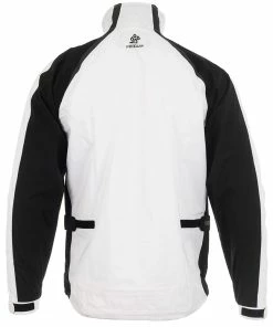 ProQuip Golf Trophy Waterproof Jacket - White/Black/Grey 8 ProQuip Golf Trophy Waterproof Jacket - White/Black/Grey -Second Hand Clubs Sales trophy black white grey 3