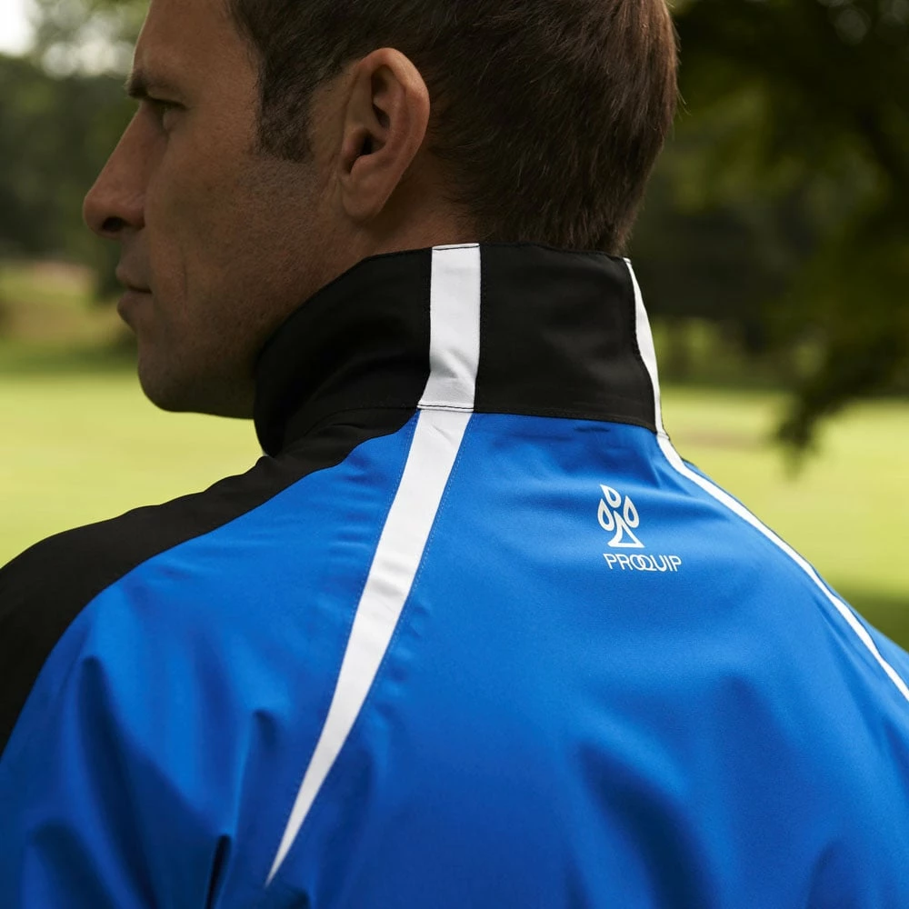 ProQuip Golf Trophy Waterproof Jacket - Cobalt/Black/White 5 ProQuip Golf Trophy Waterproof Jacket - Cobalt/Black/White - Image 3