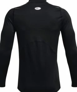 Under Armour ColdGear Armour Fitted Mock - Black/White -Second Hand Clubs Sales under armour coldgear armour fitted mock black 4