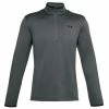 Under Armour Mens Armour Fleece 1/2 Zip - Pitch Grey/Black 1 Under Armour Mens Armour Fleece 1/2 Zip - Pitch Grey/Black -Second Hand Clubs Sales under armour fleece half zip pitch grey black 1