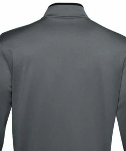 Under Armour Mens Armour Fleece 1/2 Zip - Pitch Grey/Black -Second Hand Clubs Sales under armour fleece half zip pitch grey black 4