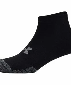 Under Armour Heatgear Low Cut Socks - Black (3 Pack) -Second Hand Clubs Sales under armour heatgear low cut socks black 3 pack 5