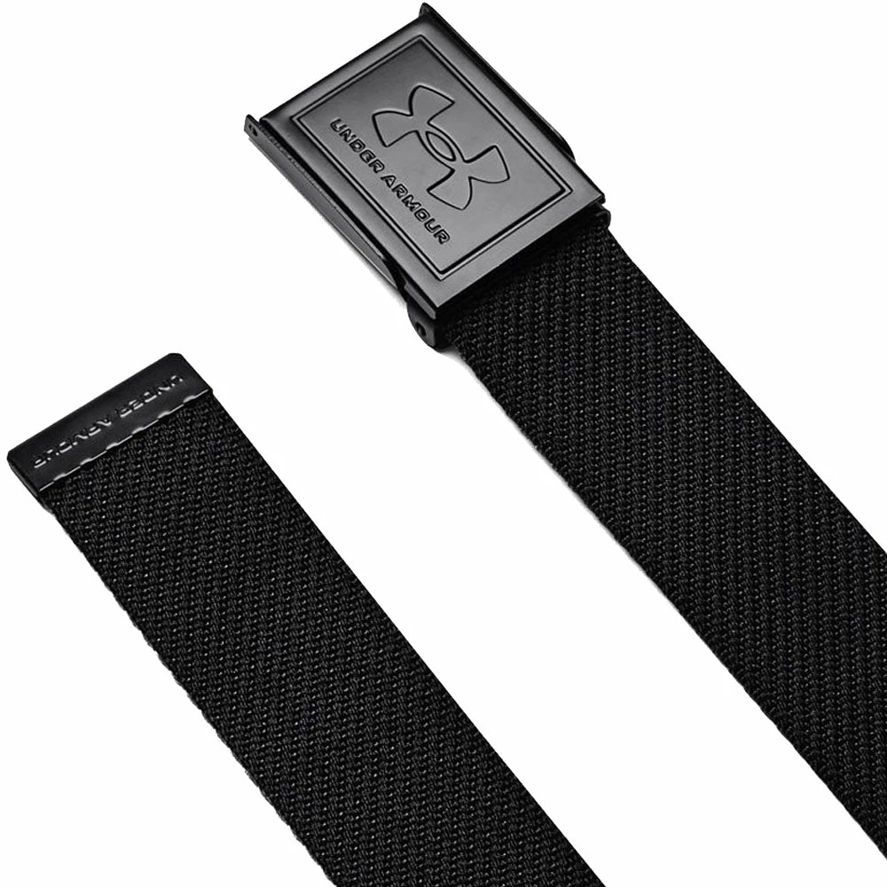 Under Armour Webbing Belt - Black/Pitch Grey 3 Under Armour Webbing Belt - Black/Pitch Grey