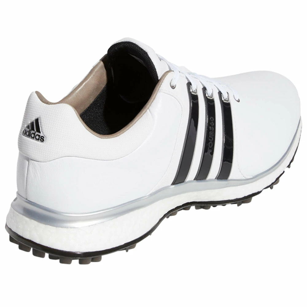 Adidas Tour 360 XT-SL Waterproof Spikeless Shoes - White/Black/Silver 6 Adidas Tour 360 XT-SL Waterproof Spikeless Shoes - White/Black/Silver - Image 4