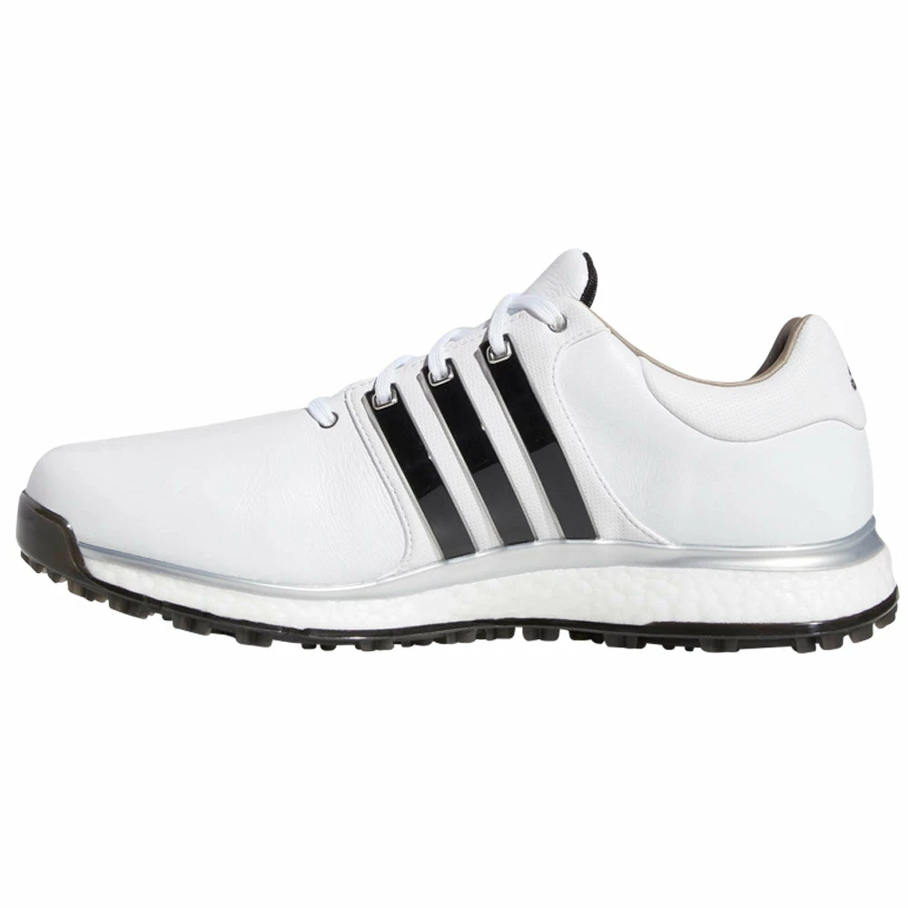 Adidas Tour 360 XT-SL Waterproof Spikeless Shoes - White/Black/Silver 4 Adidas Tour 360 XT-SL Waterproof Spikeless Shoes - White/Black/Silver - Image 2
